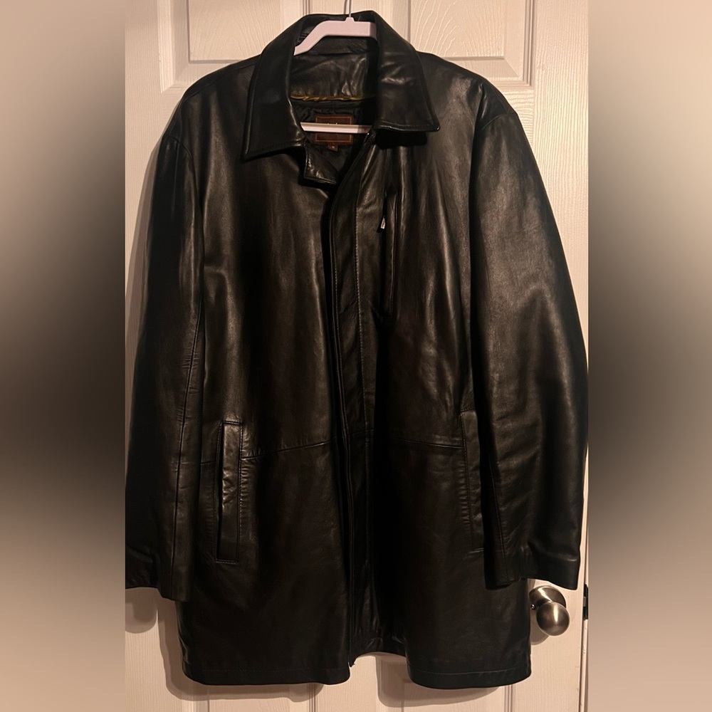 Men’s Cole Haan thermal lambskin coat